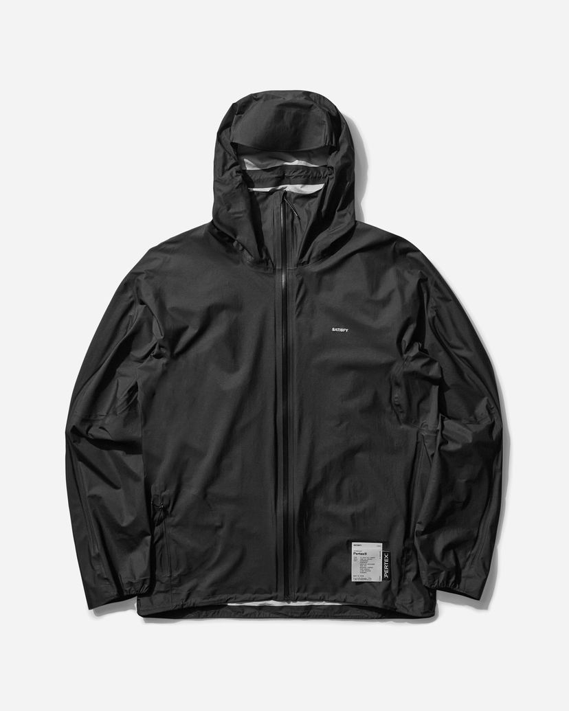 Vjetrovka Satisfy Pertex 3L Fly Rain Jacket Crna | 11045 BK-SA