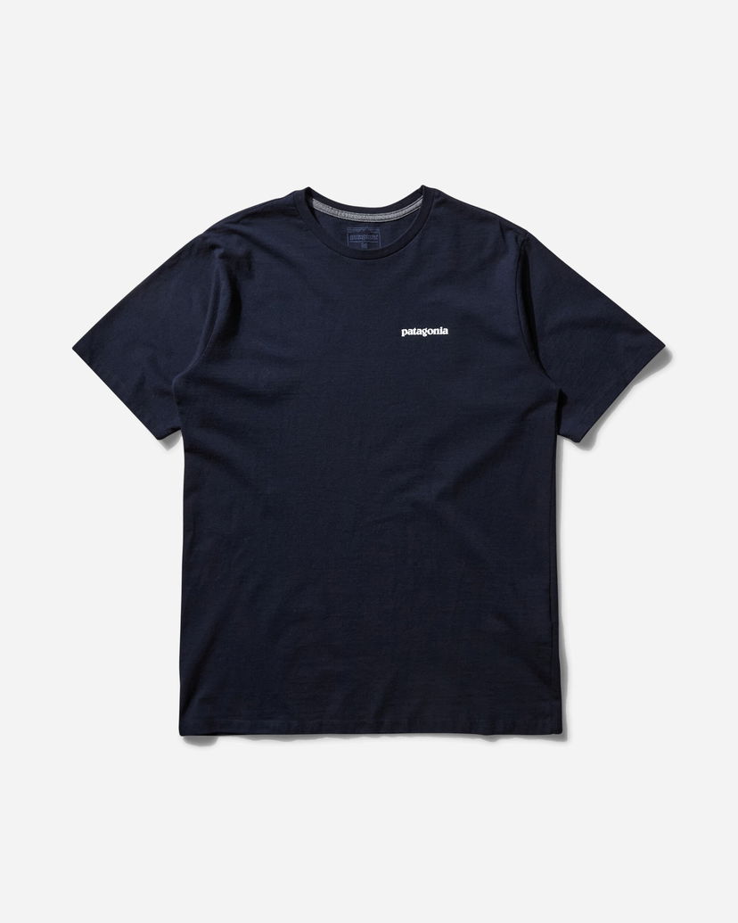 Majica kratkih rukava Patagonia P-6 Logo Responsibili Tee Tamnoplava | 38504 NENA