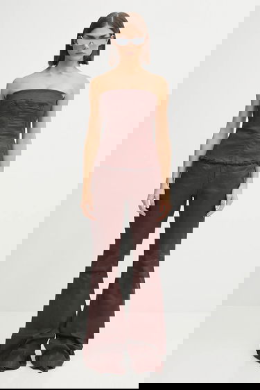 Majica bez rukava Rick Owens Rick Owens DRKSHDW Bustier Top Smeđa | DS02E7129.SDSW, 5