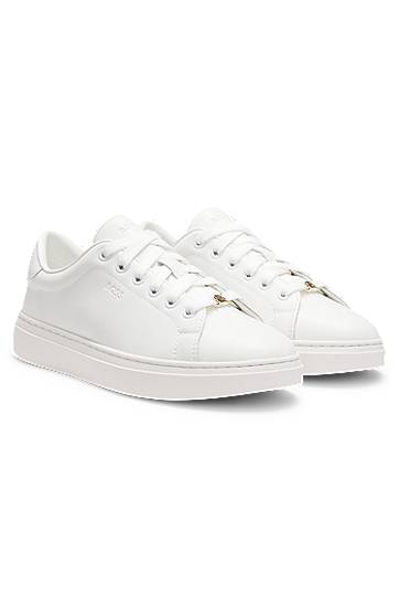 Odjeća i dodaci BOSS Embossed Logo Leather Bijela | 50548110