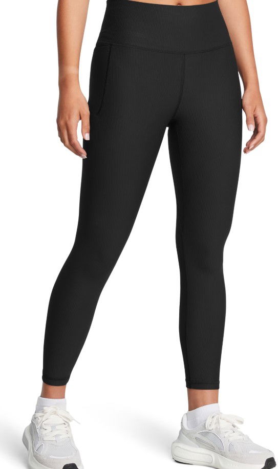 Tajice Under Armour Meridian Rib Ankle Leggings Crna | 1386467-001