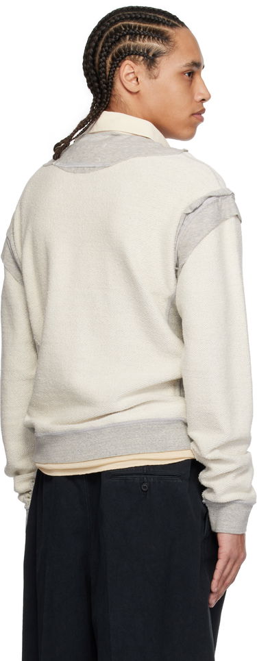 Džemper Maison Margiela Maison Margiela Décortiqué Polo Sweatshirt Bež | S50GU0227 M25022, 2