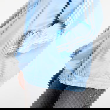 Jakna adidas Originals adidas Originals Satin Firebird Ruffle Track Jacket Plava | KC8811, 1