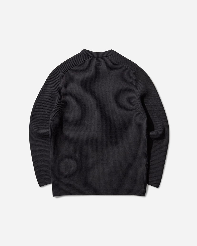 Džemper C.P. Company Full Rib Crewneck Sweater Crna | 19CMKN015A-006608A 999