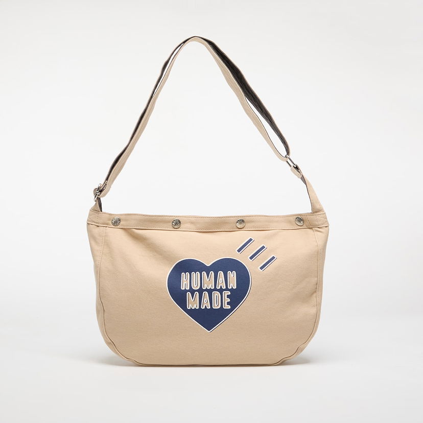 Torba za rame Human Made HUMAN MADE Paperboy Bag Bež | HM30GD057BG
