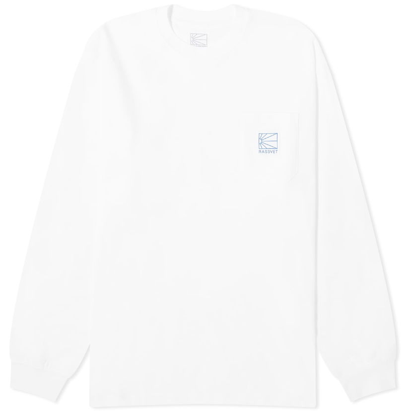 Majica kratkih rukava PACCBET Pocket Tag Long Sleeve Bijela | PACC14T007-WHT