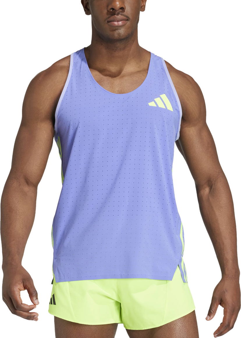 Majica bez rukava adidas Performance Adizero Tank Top Ljubičasta | iw6635