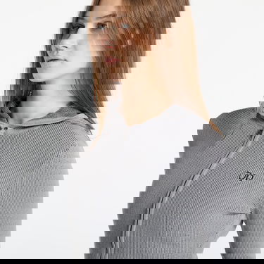 Džemper DAILY PAPER Daily Paper Women's Rib Knit Hoodie Siva | 2511085, 1