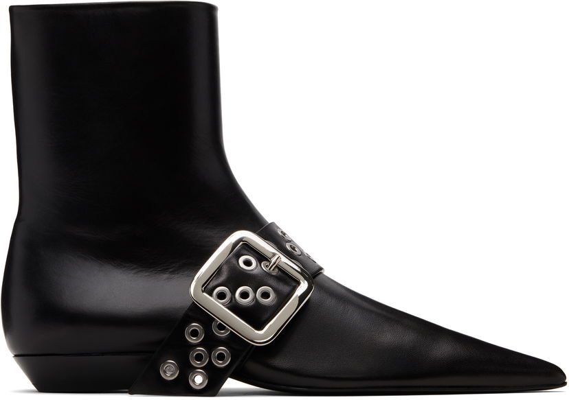 Tenisice i cipele Jil Sander Jil Sander Eyelet Buckle Ankle Boots Crna | J15WU0105_P8226