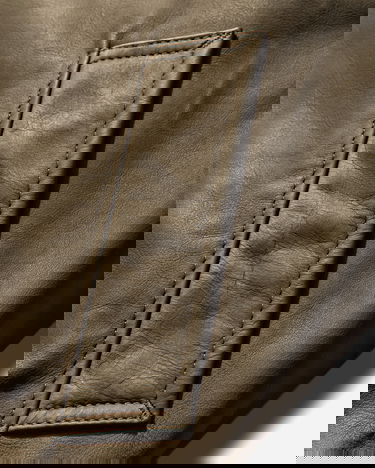 Bomber jakna OUR LEGACY Compel Leather Bomber Jacket with Fur Hood Zelena | M4259CO 001, 4