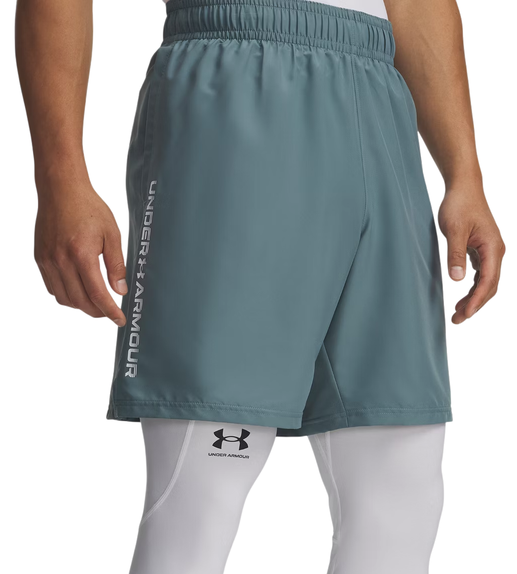 Kratke hlače Under Armour Tech Woven Wordmark Short Tirkiz | 1383356-587, 0