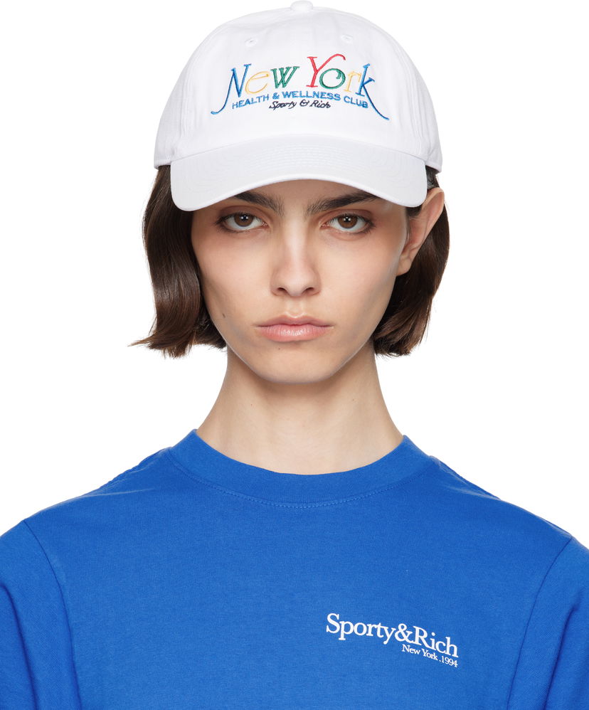 Kapa Sporty & Rich Sporty & Rich NY 94 Health & Wellness Club Cap Bijela | AC040622034WH57