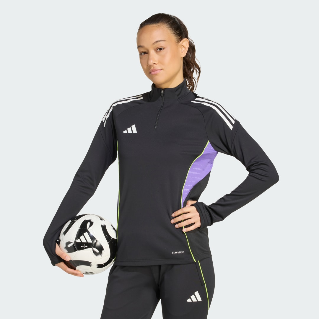 Jakna adidas Performance Tiro 25 Competition Training 1/4 Zip Top Crna | JW4353, 0