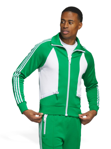 Jakna adidas Originals x Jeremy Scott Big Zip Track Jacket Zelena | HY1813