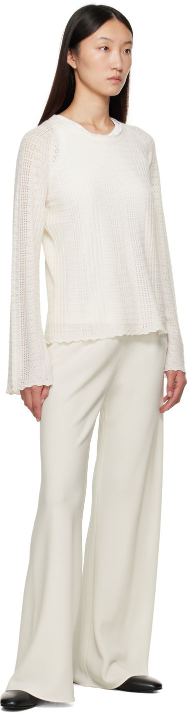 Džemper Loulou de Saison Loulou de Saison Greta Knit Sweater Bijela | GRETA, 3