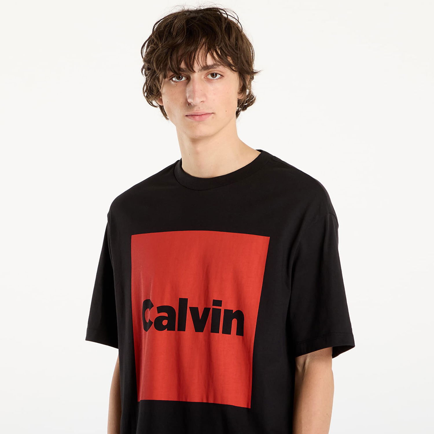 Majica kratkih rukava CALVIN KLEIN T-shirt Calvin Box Graphic Tee Crna | LV04RD813G UB1, 1