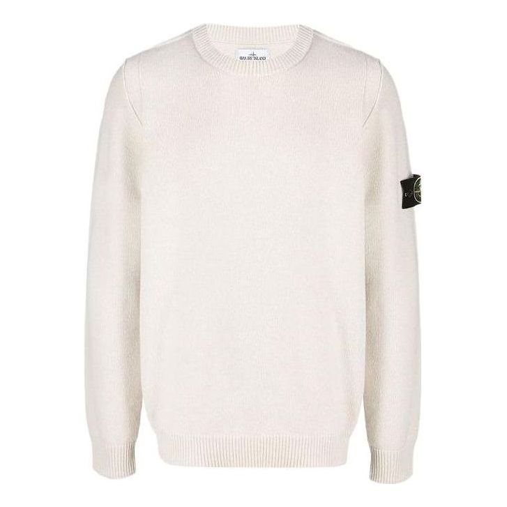 Džemper Stone Island Stone Island Logo Patch Knit Sweater Bež | 7915508A3-V0097, 0