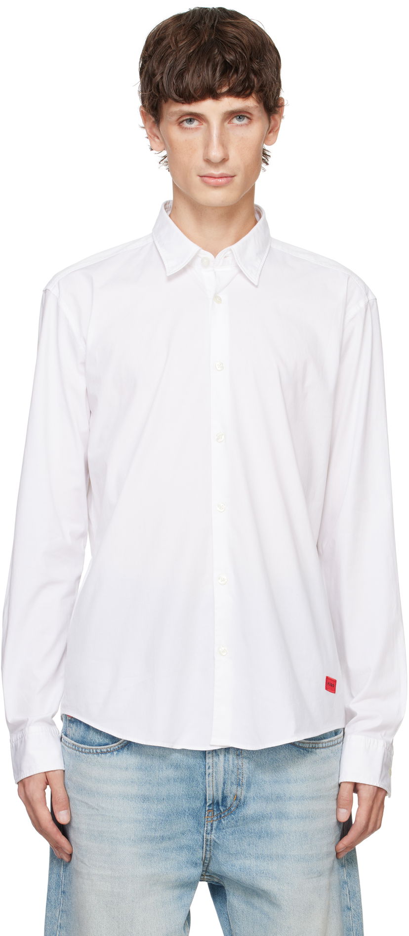 Košulja BOSS Slim Fit Shirt Bijela | 50500216