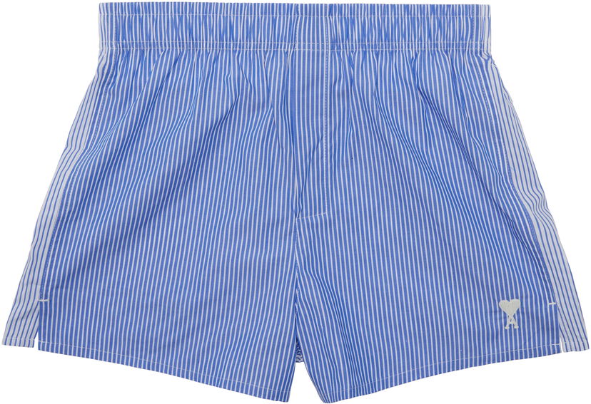 Bokserice AMI AMI de Coeur Striped Boxers Plava | HUN009.CO0112