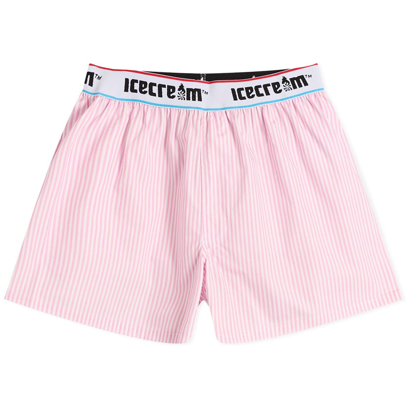 Bokserice BBC IceCream ICECREAM Soft Serve Boxer Shorts, Striped Ružičasta | ICWW25322-PNK