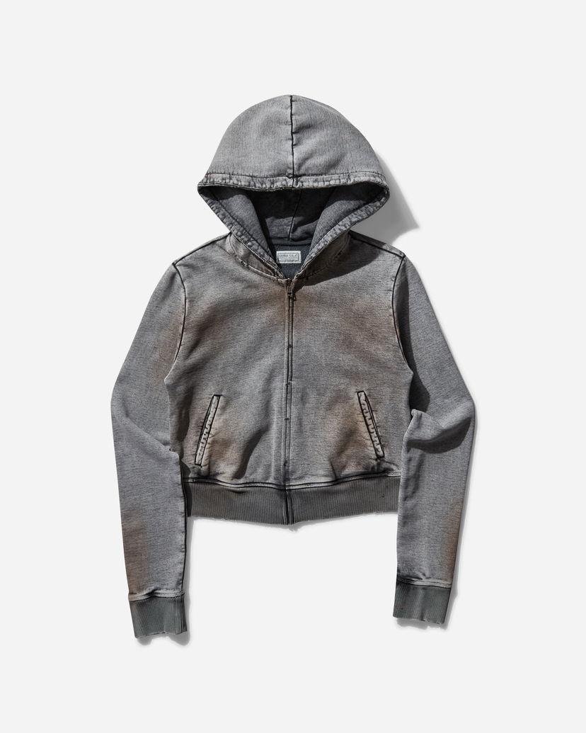 Dukserice GUESS Zip Hoodie Siva | W5GQ00KBB40 D1T4