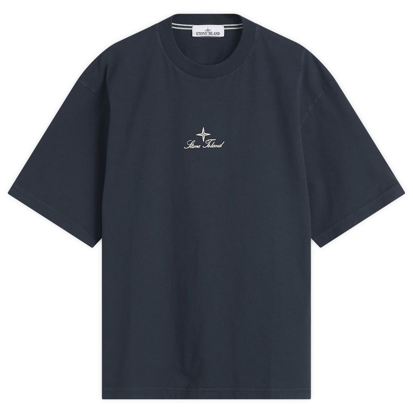 Majica kratkih rukava Stone Island Multiaxial Sashiro Embroidery T-Shirt Tamnoplava | K2S152100021-V0020