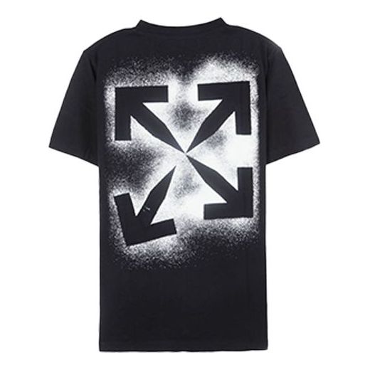 Majica kratkih rukava Off-White Splash Ink Arrow T-Shirt Crna | OMAA038E20JER0031001