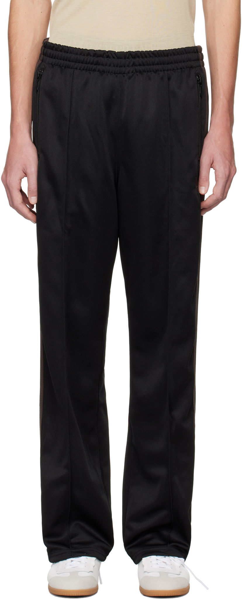 Trenirka Needles Track Pants Smooth Poly Crna | PU273