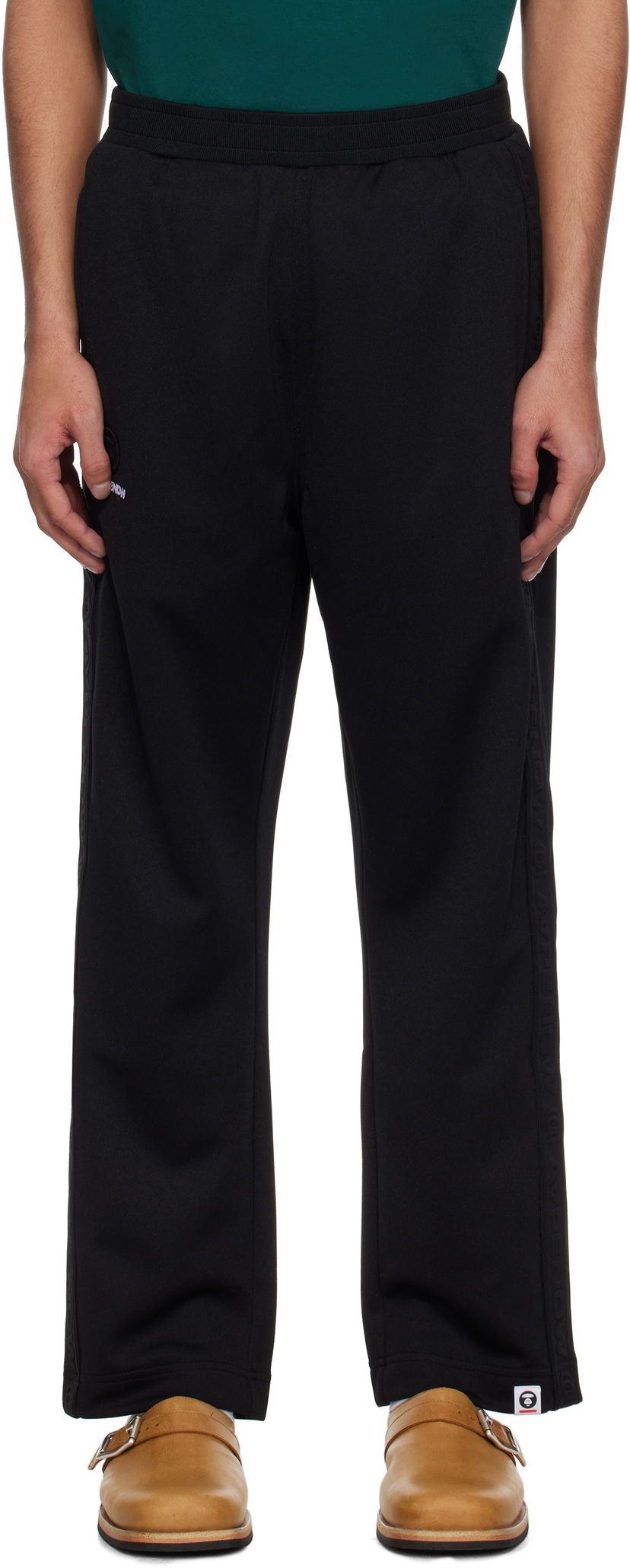 Trenirka AAPE by A Bathing Ape AAPE by A Bathing Ape 'AAPE Now' Sweatpants Crna | AAPPTMB674XXNBKX