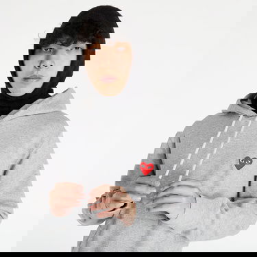 Dukserice Comme des Garçons PLAY Hoodie Siva | AZT170 Gray, 3