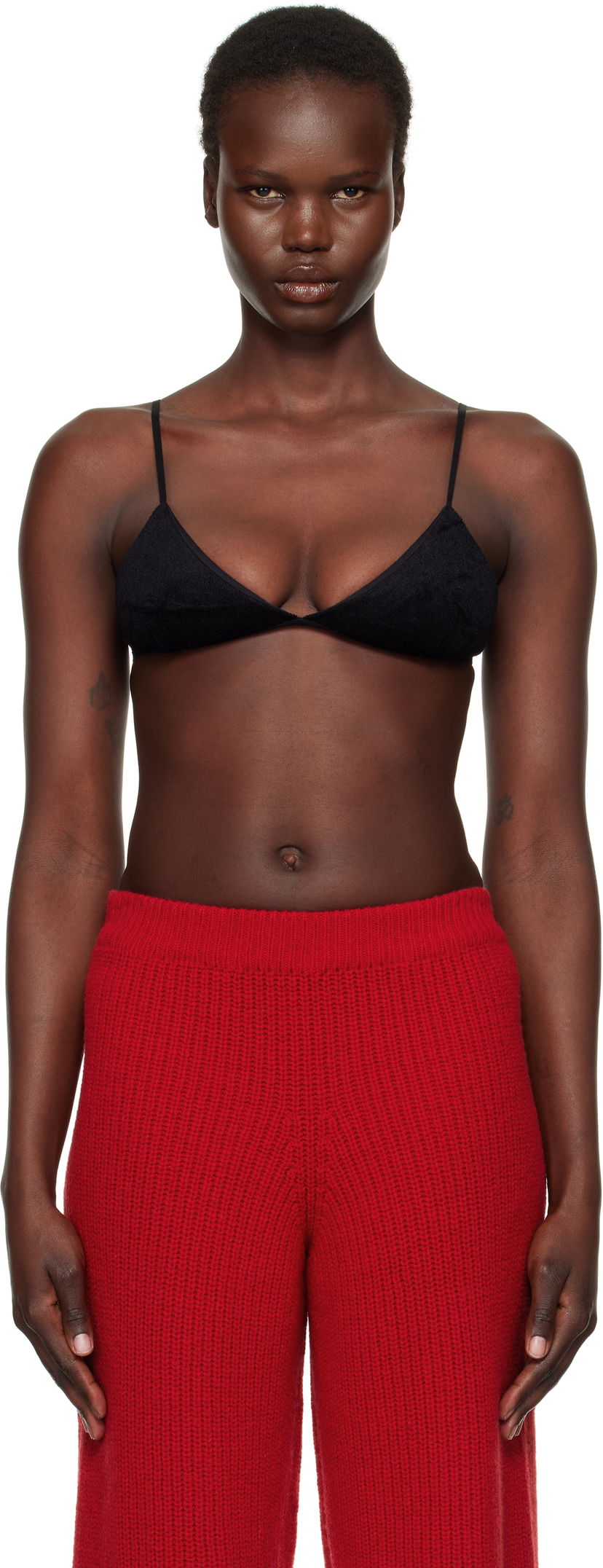 Grudnjak Baserange Mississippi Soft Bra Crna | BRMI-VE-SP25