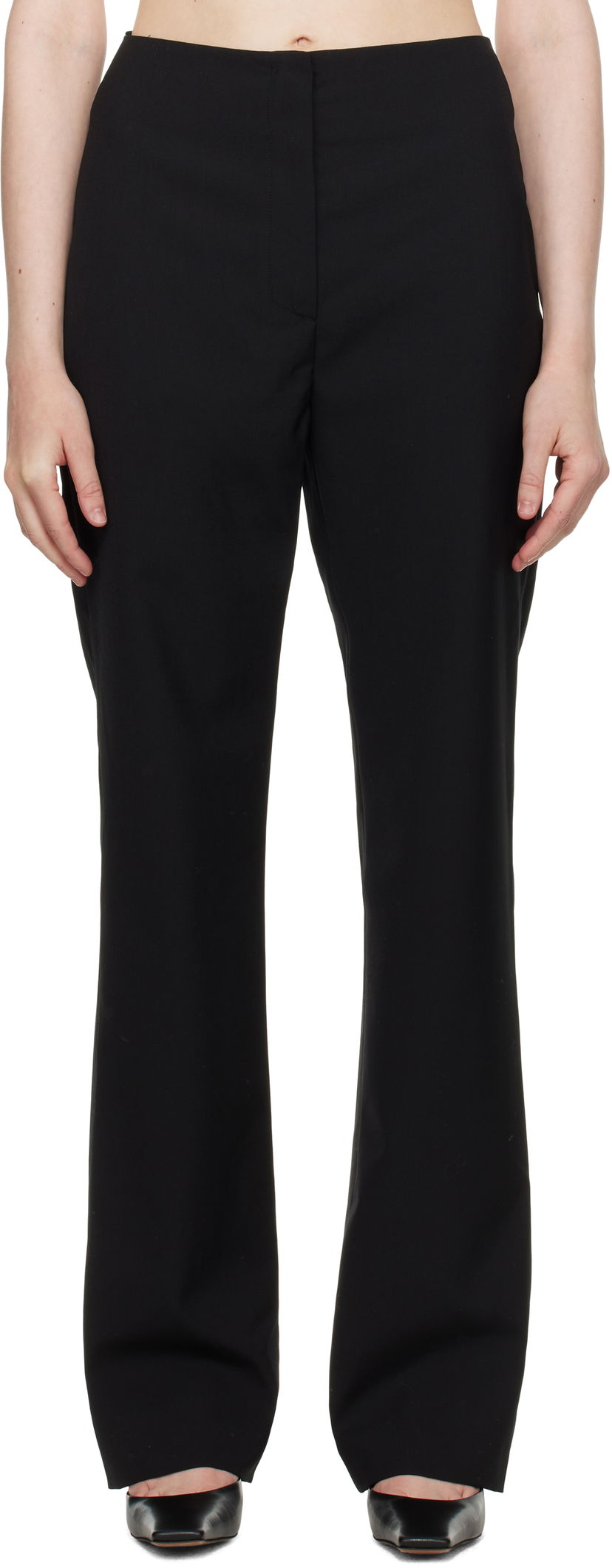 Hlače Nanushka Nanushka Irida Trousers Crna | NW25SSPA25499