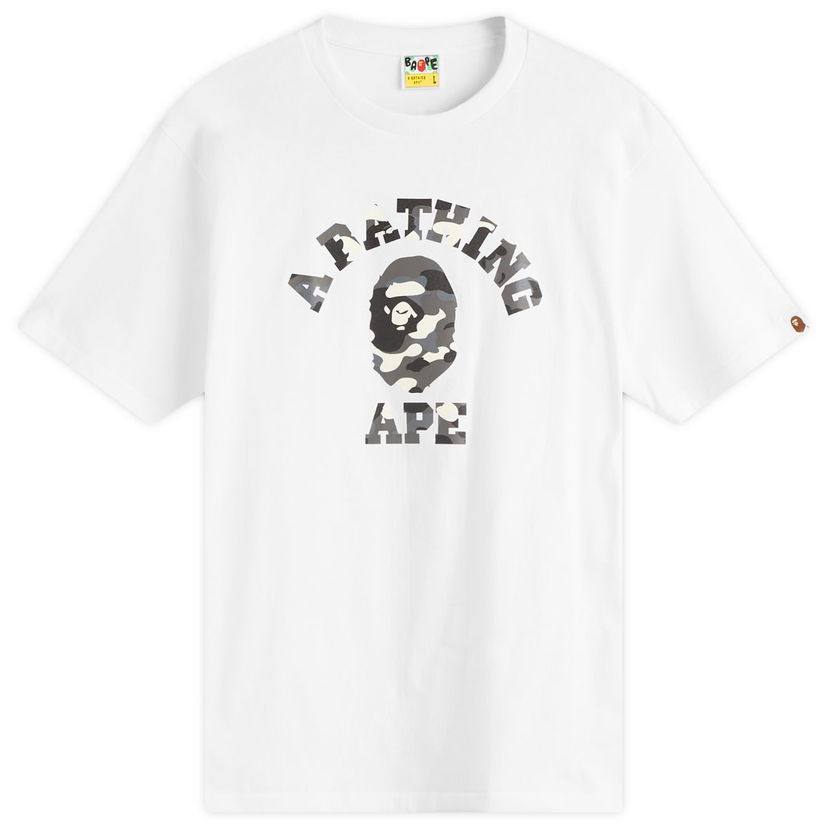 Majica kratkih rukava BAPE City Camo College T-Shirt Bijela | 001TEL801026M-WHT