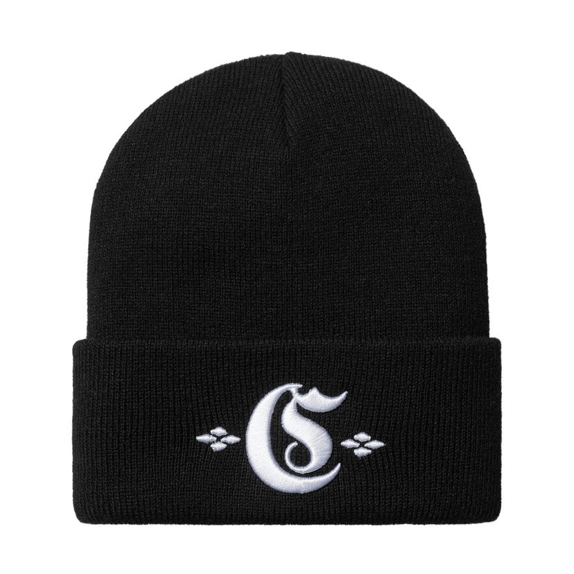 Kapica Carhartt WIP Embroidered Logo Beanie Crna | I034367_1