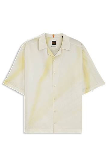 Košulja BOSS Relaxed Fit Printed Shirt Žuta | 50543525