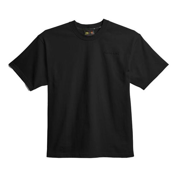 Majica kratkih rukava adidas Originals Basics Embroidered Short-Sleeved T-Shirt by Pharrell Crna | GM1958