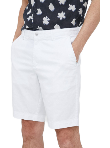 Kratke hlače BOSS Slim Fit Strech-Cotton Shorts Bijela | 50487993