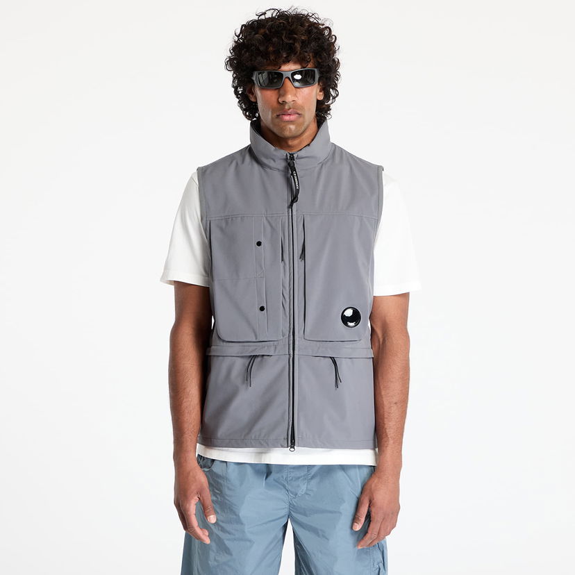 Prsluk C.P. Company C.P. Company Shell-R Hooded Vest Siva | 18CMVE132A005968A-935