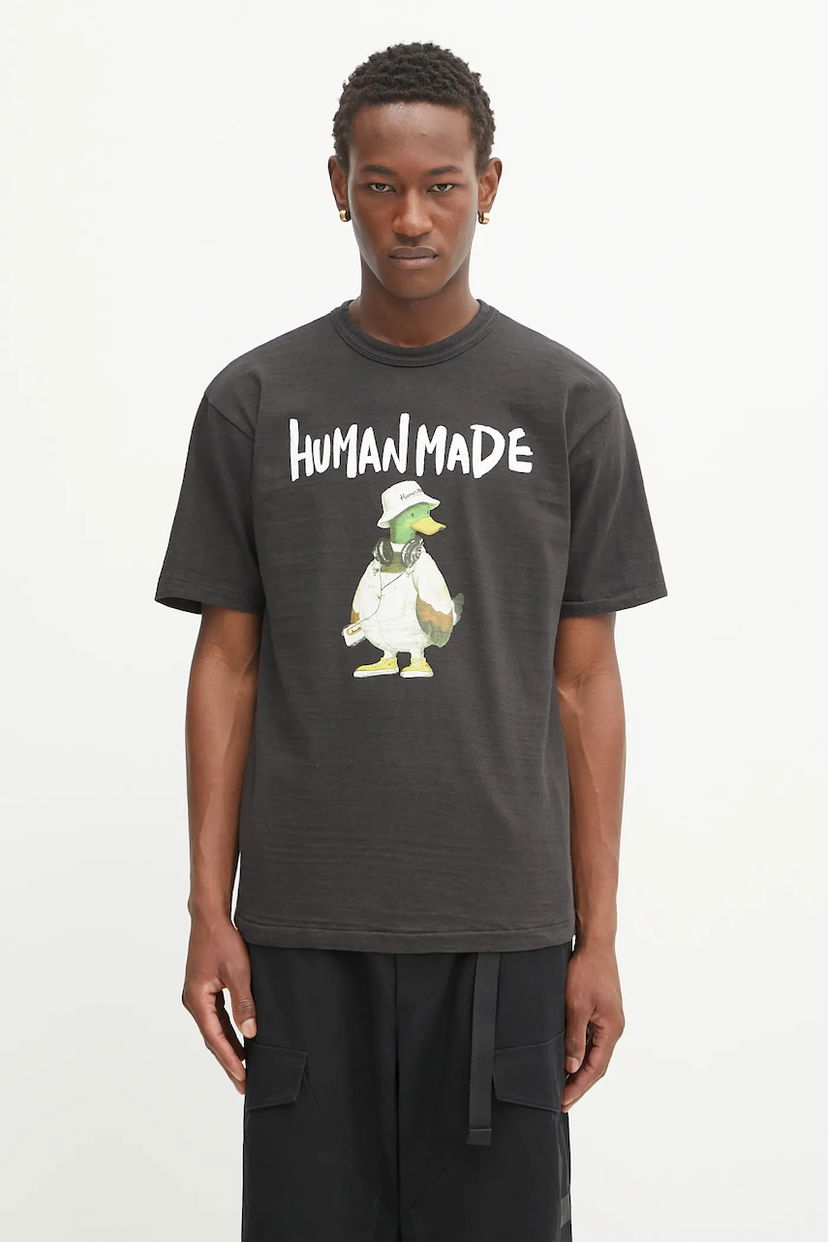 Majica kratkih rukava Human Made Human Made Knitted Graphic T-Shirt Crna | HM29TE014