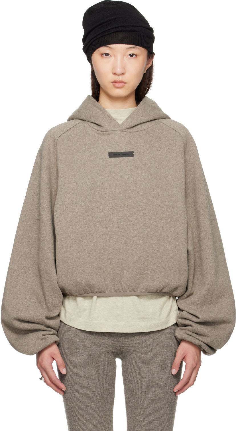 Dukserice Fear of God Fear of God ESSENTIALS Modern Fit Hoodie Siva | 192SP257753FW