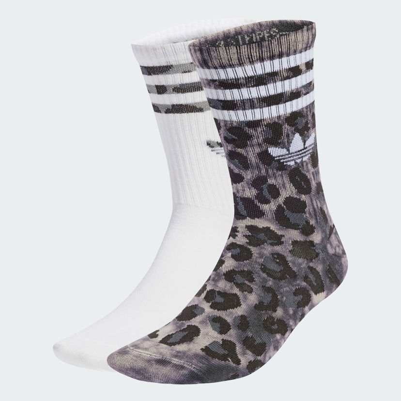 Čarape adidas Performance Leopard Print Crew Socks 2 Pairs Višebojno | JW8010
