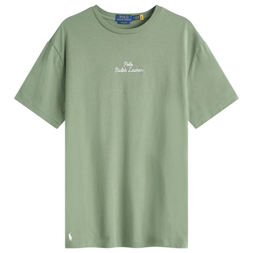 Majica kratkih rukava Polo by Ralph Lauren Chain Stitch Logo T-Shirt Zelena | 710936585011
