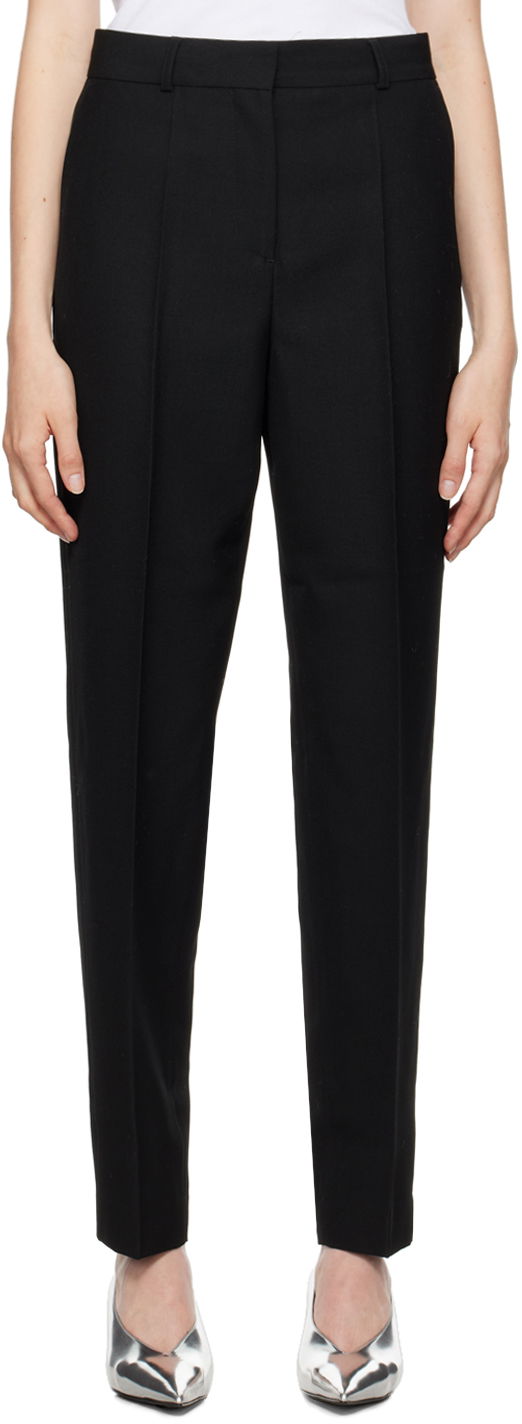 Hlače TOTEME Low-Waist Tailored Trousers Crna | 244-WRB0228-FB0026