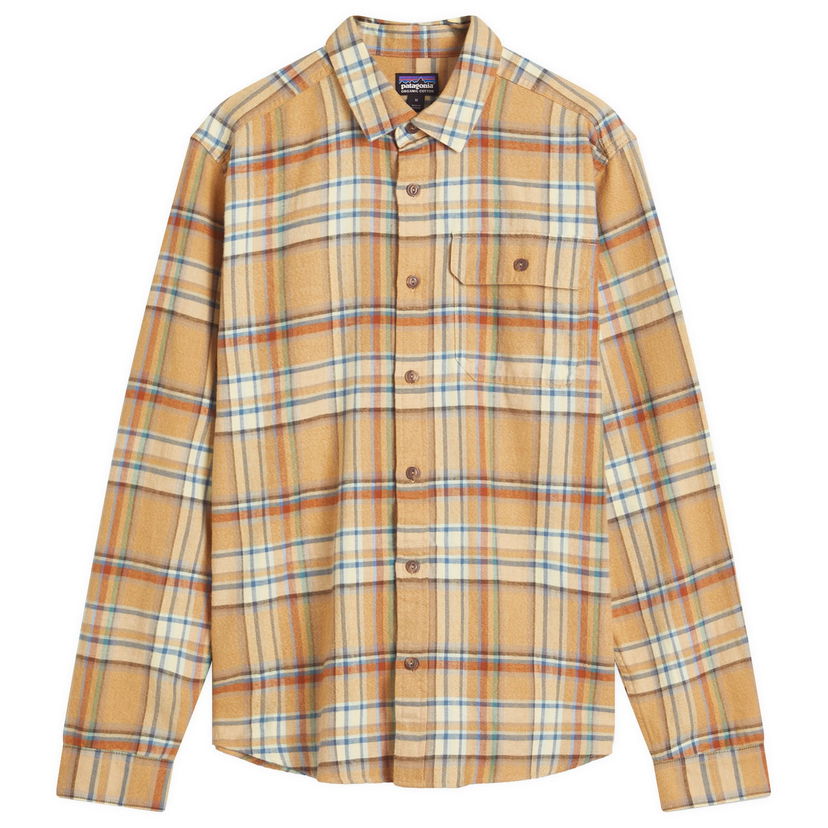 Košulja Patagonia Lightweight Fjord Flannel Shirt, Size Large Bež | 42410-DMBT