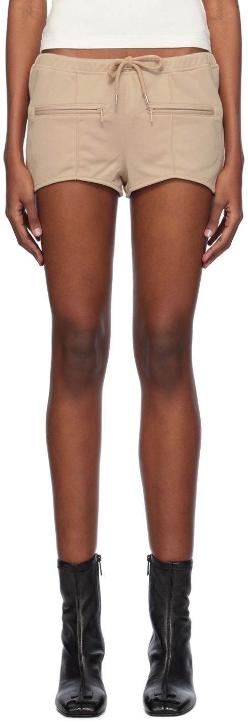 Kratke hlače Courrèges Courrèges Women's Mini Shorts Bež | 124JSH034JS0091