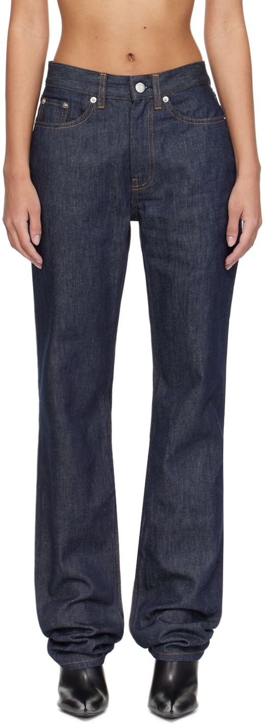 Jeans Helmut Lang Slim Fit Jeans Plava | O02DW202