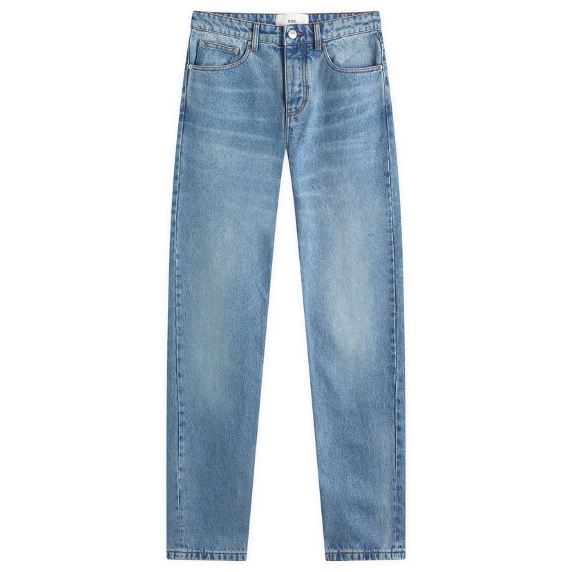 Jeans AMI AMI Paris Classic Fit Jeans 28" Plava | HTR001-DE0046-480