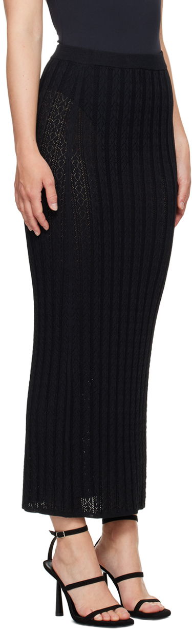 Suknja Loulou de Saison Loulou de Saison Dera Maxi Knit Skirt Crna | DERA, 1