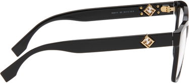 Sunčane naočale FENDI FF Diamonds Rectangular Frame Glasses Crna | FE50117I@55001 192337204067, 1