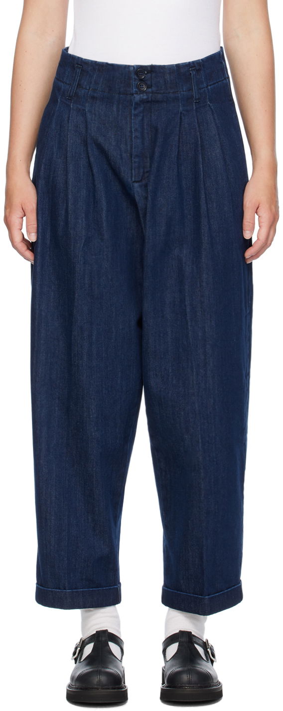 Jeans YMC YMC Keaton Denim Trousers Plava | Q4AZF